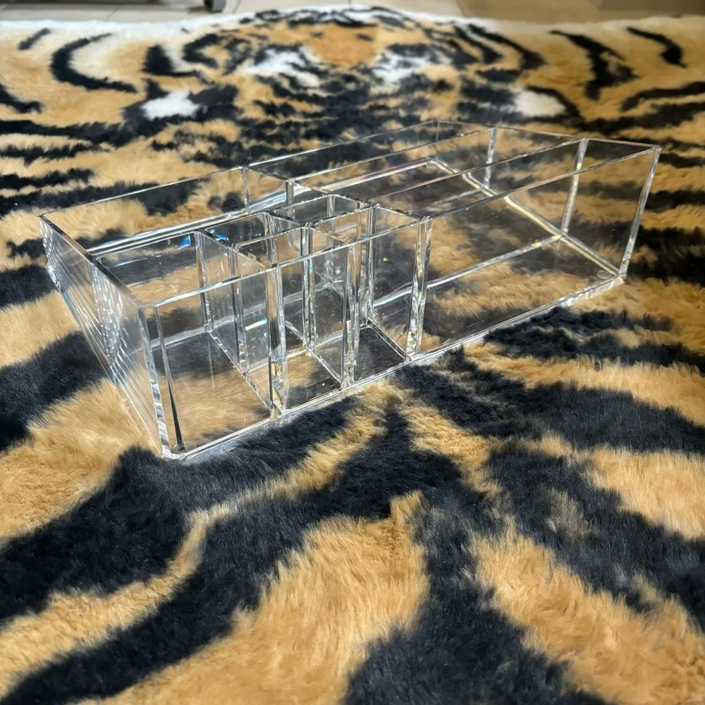 Clear acrylic makeup/storage container
